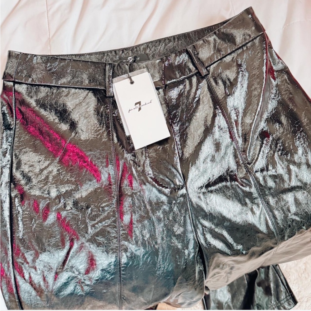 Shiny Metallic Pants For All Man Kind